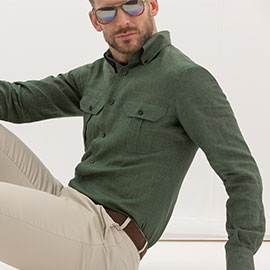 Bespoke-shirts-green