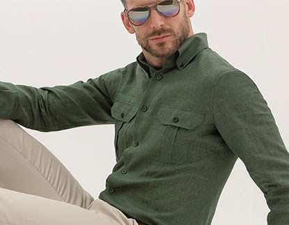 Bespoke-shirts-green