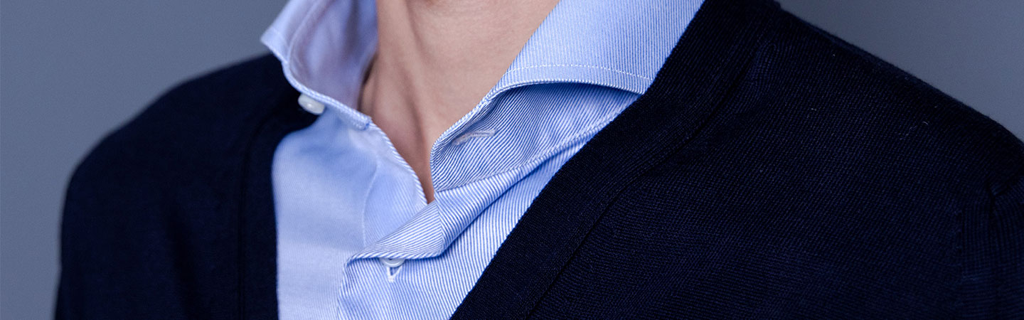 Blue-shirt-collar