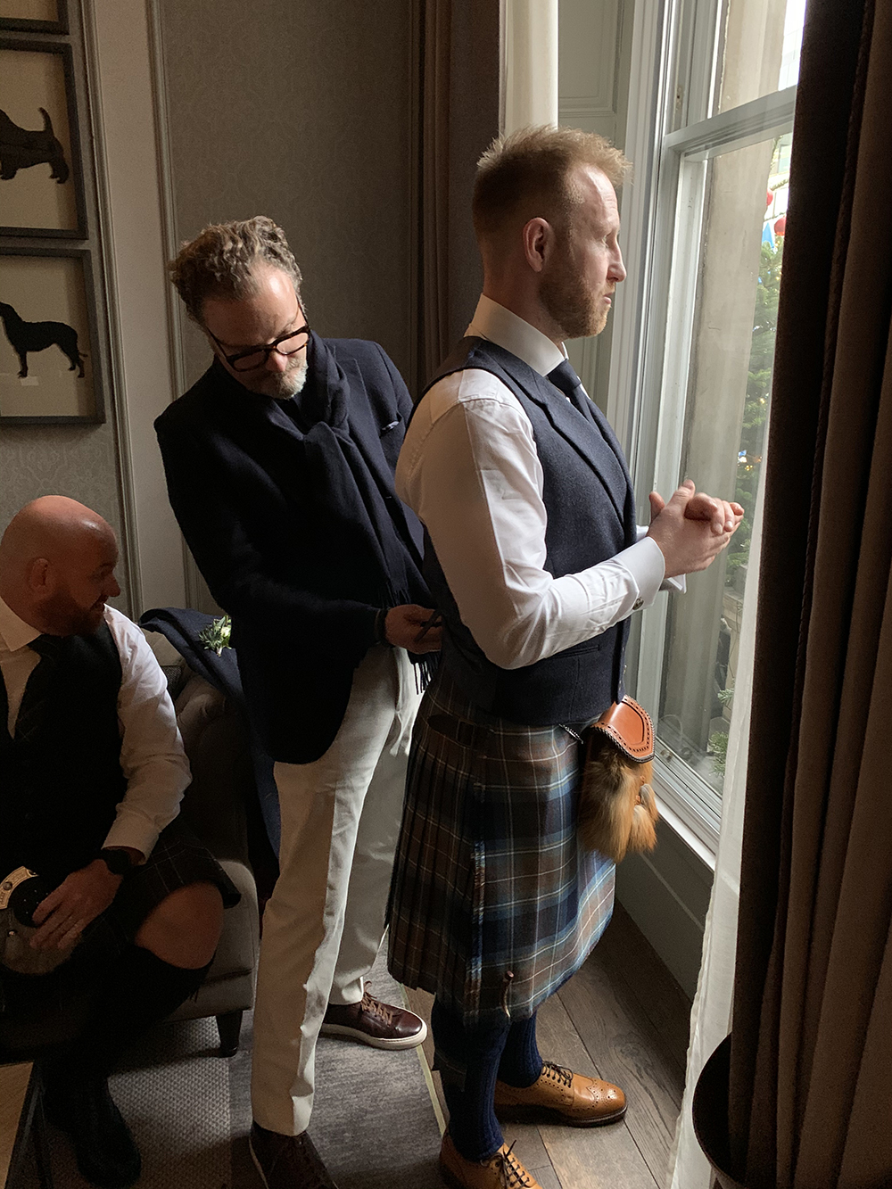 Andrew Brookes Wedding Suit