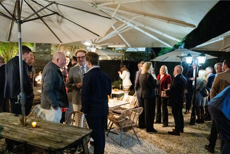 drinks in the garden